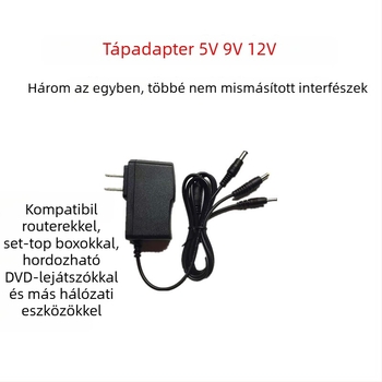 AC/DC tápegység PWM-vezérléssel, egyoldali topológiájú, 12V 1A, bemenet 100-240V