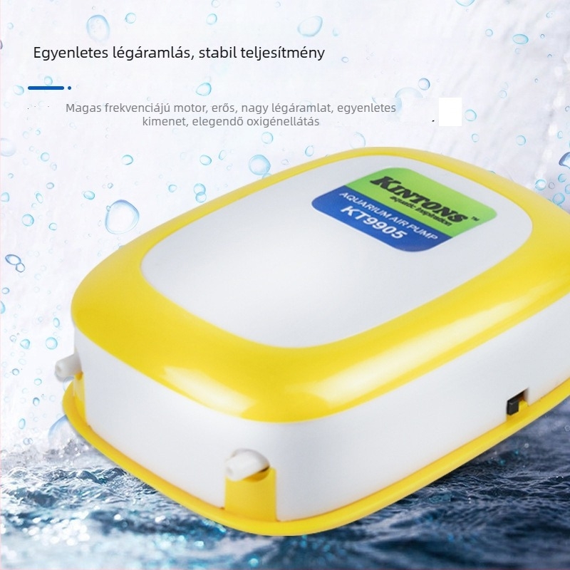 KINTONS akváriumi oxigénpumpa - nagy teljesítményű oxigenáció