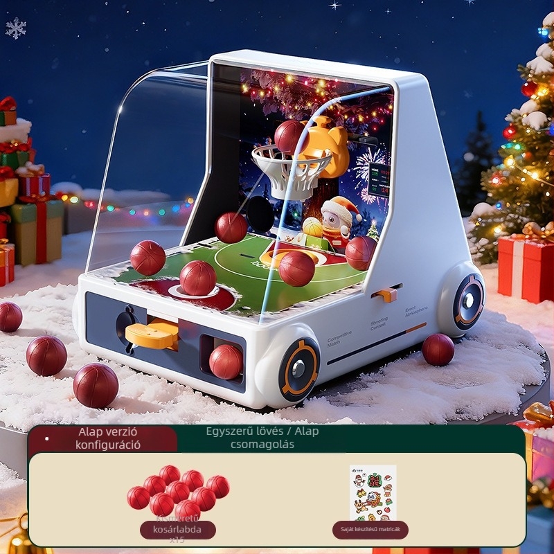 Gyerekeknek szóló karomgép játék, műanyagból, elektromos pályával, 4–6 éveseknek, fejleszti a kéz-szem koordinációt