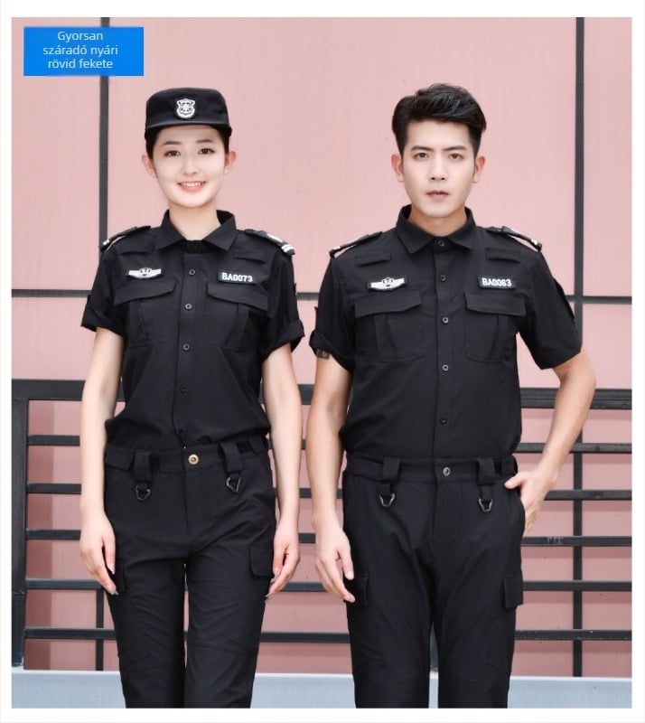 Edzői egyenruha — gyorsan száradó, lélegző, pamutkeverék, nyár, uniszex