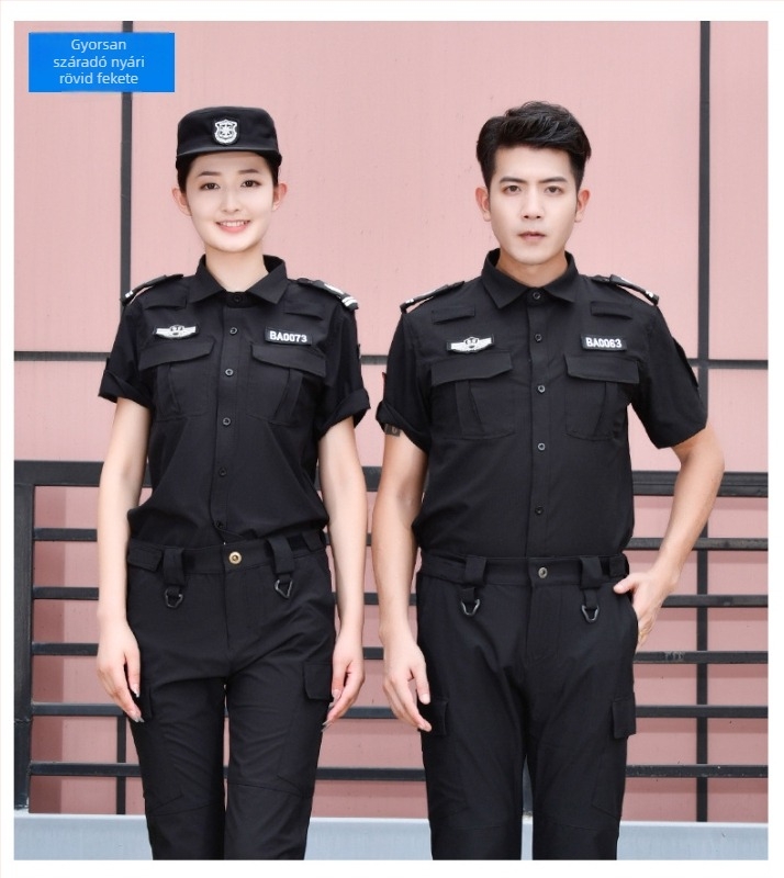 Edzői egyenruha — gyorsan száradó, lélegző, pamutkeverék, nyár, uniszex