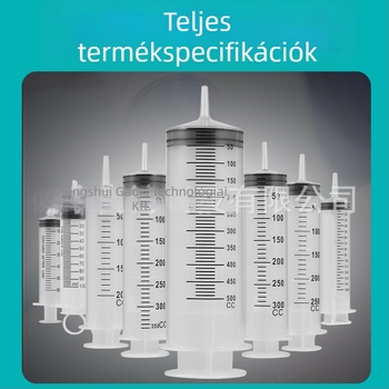 Öblítő fecskendő, egyszer használatos, műanyag, professzionális, 1 csomag