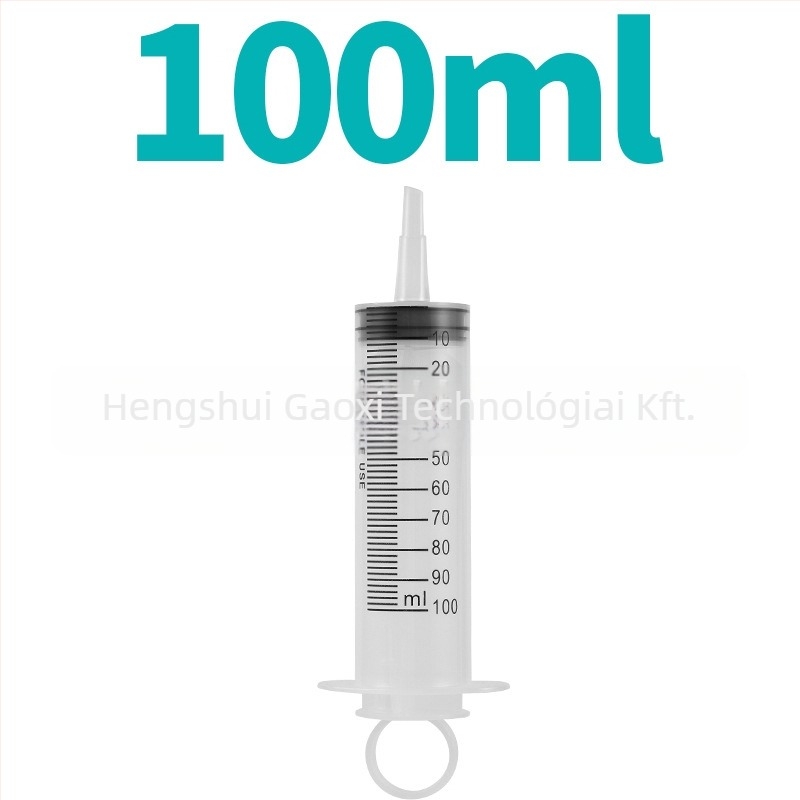 Öblítő fecskendő, egyszer használatos, műanyag, professzionális, 1 csomag