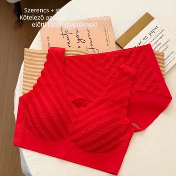 Nylon melltartó szett drót nélküli, 3/4 kosár, vékony formázott kosár, pull-on stílus