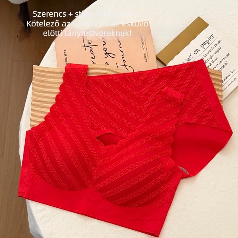 Nylon melltartó szett drót nélküli, 3/4 kosár, vékony formázott kosár, pull-on stílus