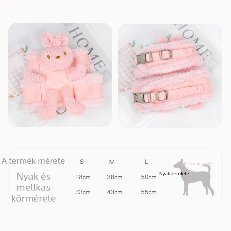 Macska mellényhám pórázzal, menekülés elleni dizájn, Zichen márka, csomagolás 200