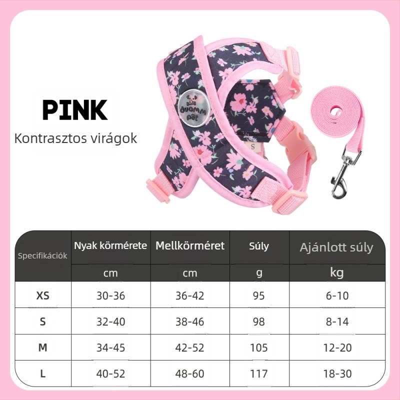 Duomao poliészter kutyahám — vontatószalag, bővíthető, 50 darabos doboz