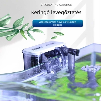 Songbao Falra szerelt külső akvárium szűrő, három az egyben, csendes, energiatakarékos, könnyen tisztítható (Anyag: Műanyag; Súly: 0,2 kg; Márka: Songbao)