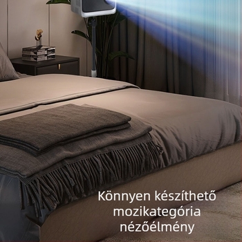 Projektor állvány – padlóra vagy asztalra, rejtett falra rögzítés, fúrás nélküli telepítés, univerzálisan kompatibil különböző márkákkal