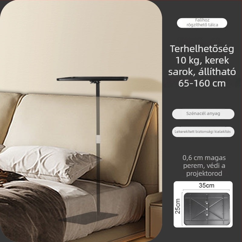 Projektor állvány – padlóra vagy asztalra, rejtett falra rögzítés, fúrás nélküli telepítés, univerzálisan kompatibil különböző márkákkal
