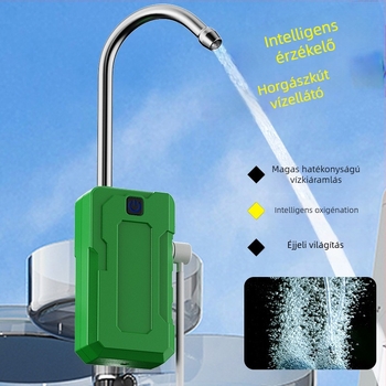 Qianliguang intelligens szenzoros vízadagoló kempingezéshez – elektromos vízpumpa LED világítással és kézmosó egységgel