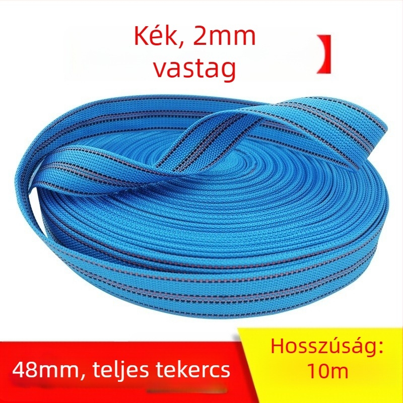 Szállítmánykötöző kötél, kopásálló, széles lapos pánt, vastagított kötél, modell: Polyester strap