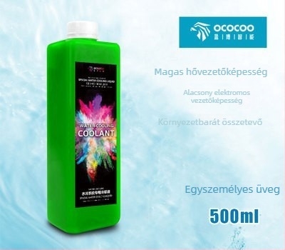 PC ház vízhűtő folyadék, kompatibil több márkával, súlya 0,6 kg, hosszú élettartam
