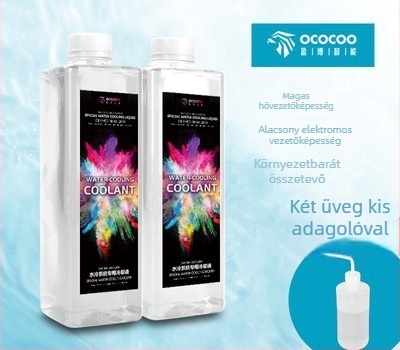 PC ház vízhűtő folyadék, kompatibil több márkával, súlya 0,6 kg, hosszú élettartam
