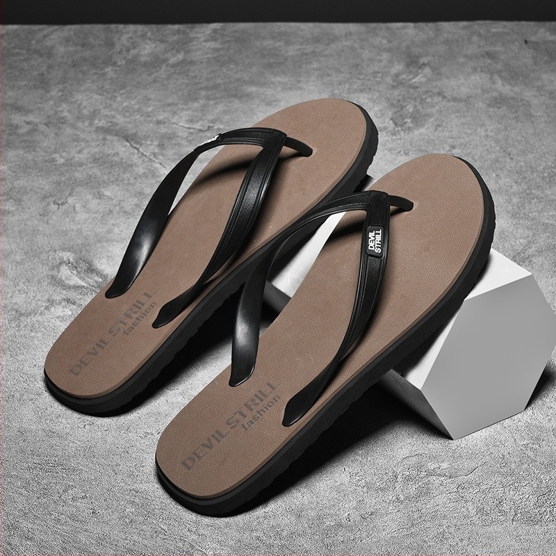 Flip-flop Devil Strill Ds-1, férfiaknak, nyitott lábujjjal, slip-on, EVA felső rész, gumírozott talp, nyár 2025