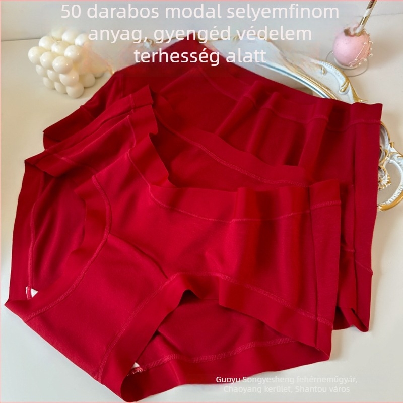 Várandós fehérnemű, magas derekú hastámasz, modal anyag, pamut bélés, kötött konstrukció