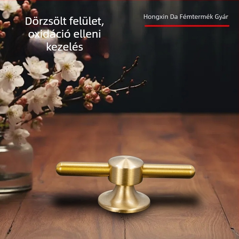 Bronz bútorfogantyú, szekrény- és ajtófogantyú, kézzel készített, új kínai stílus