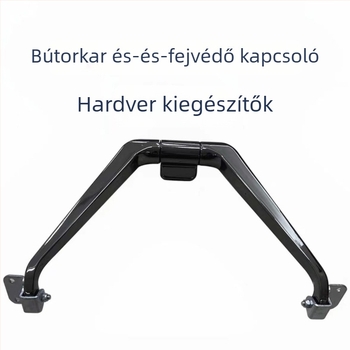 Kanapé fej- és háttámla összekötő hardver; V-alakú fej tartó ötvözetből; Modell ZTX-006; Anyag: ötvözet; Felület: elektroplatálás