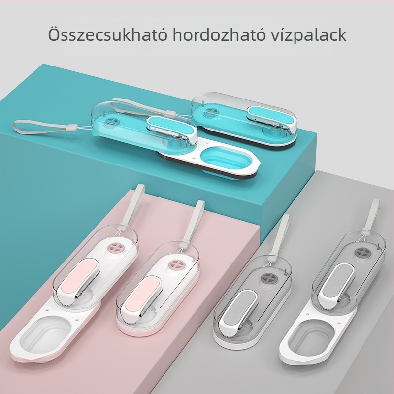 Lilong összecsukható, hordozható szilikon itatóedény háziállatok számára – kutyáknak és macskáknak