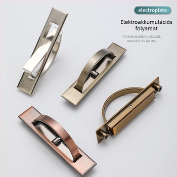 Tatami fogó – cink ötvözet, elektroplating, TM-handle modell, szekrényajtókhoz
