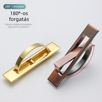 Tatami fogó – cink ötvözet, elektroplating, TM-handle modell, szekrényajtókhoz