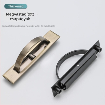 Tatami fogó – cink ötvözet, elektroplating, TM-handle modell, szekrényajtókhoz