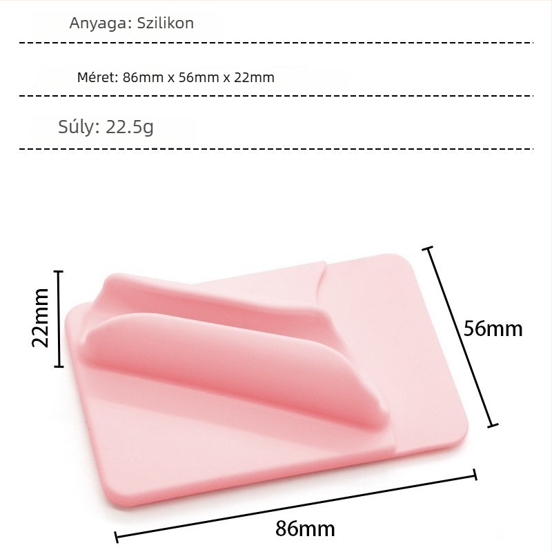 Telefon tartó kártyahellyel és rúzs/balzsam tartóval