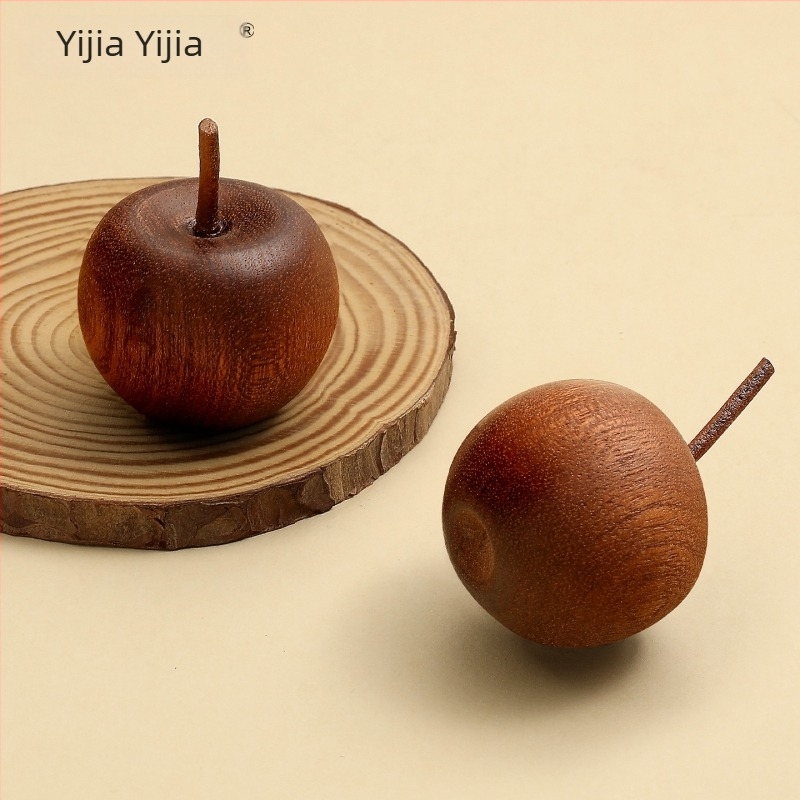 Fa almás alakú fiók fogantyúk, modell 5565, modern minimalista stílus, permetezett felület.