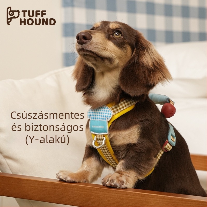TUFFHOUND Kis- és közepes méretű kutyáknak mellkas-hámja — mellény-stílusú sétáló hám