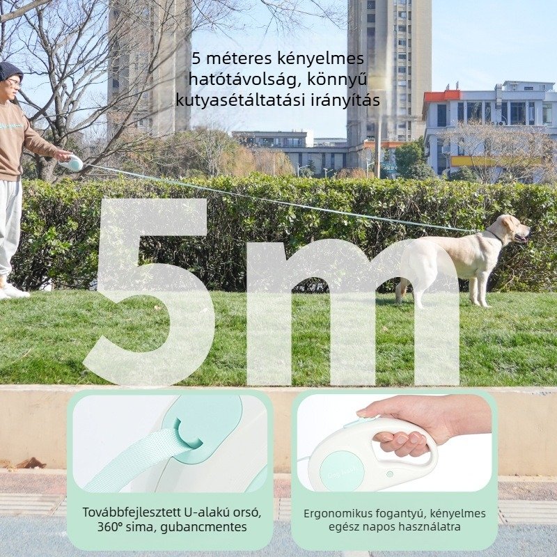 Nagytestű kutyák számára húzható póráz