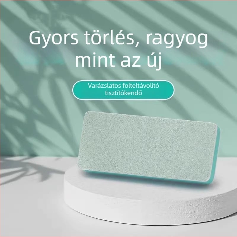 Kétoldalas üvegtisztító törlő a belső üvegfalakhoz; eltávolítja a mészkőlerakódást, vízfoltokat és foltokat; biztonságos a tartály számára; otthoni használatra; 2024-ben debütált
