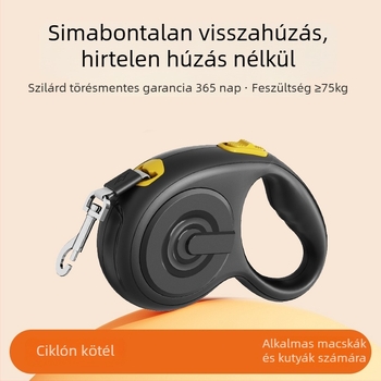 Aiwo visszahúzható kutyapóráz, ABS anyagból, kinyújtható külső sétákhoz
