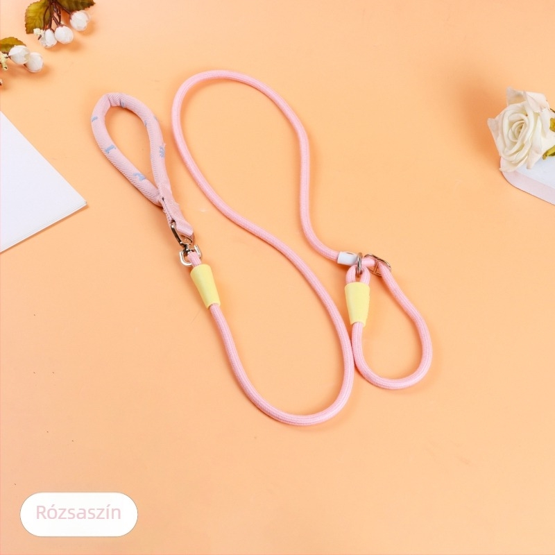 Abundant nylon kutyalánc — állítható hosszúságú, menekülés elleni védelem, csúszásmentes, többfunkciós