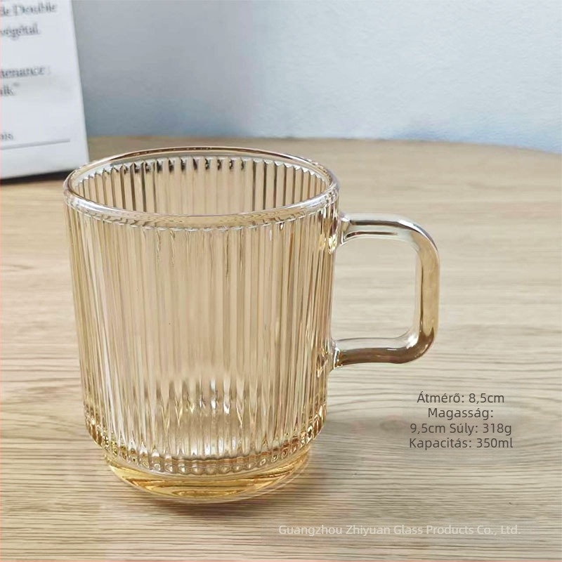 Üvegpohár fogkeféhez pároknak - kör alakú, modern minimalista kialakítás, egyrétegű konstrukció, fogmosáshoz