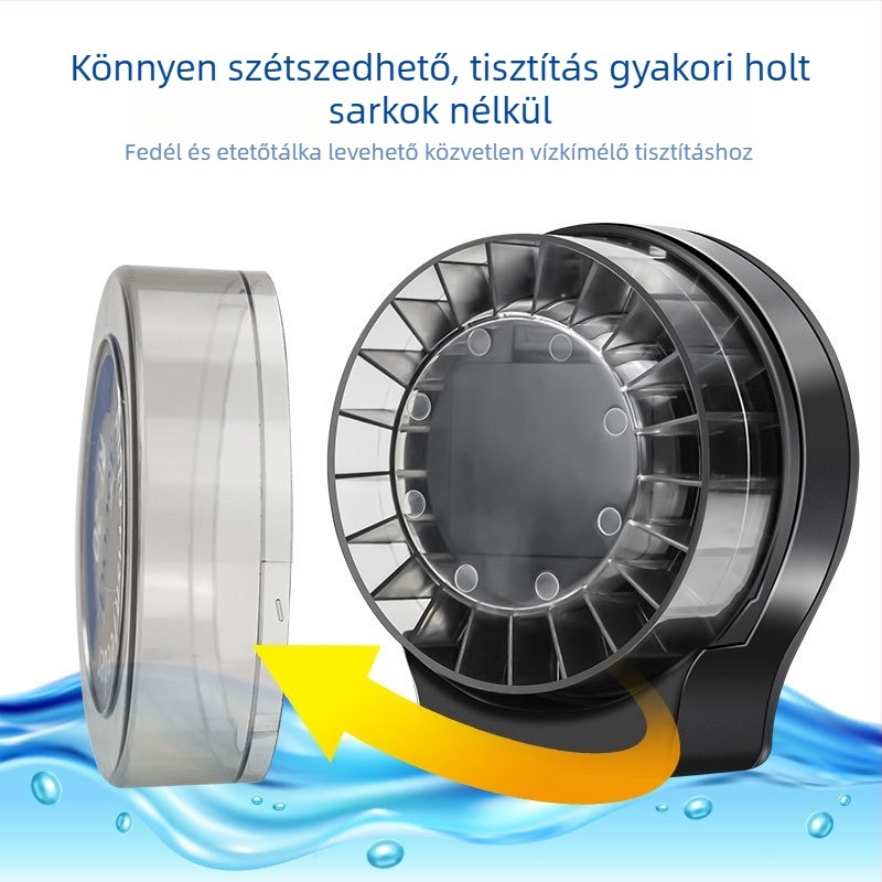 Automatikus akváriumi etető, műanyagból, 20 darabos csomagolás, akváriumokhoz