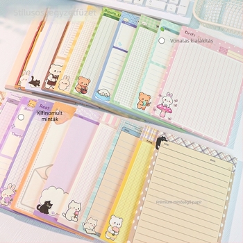 Rajzfüzet cartoon stílusban, modell B6, alapcsomagolás, IP licenc nélkül