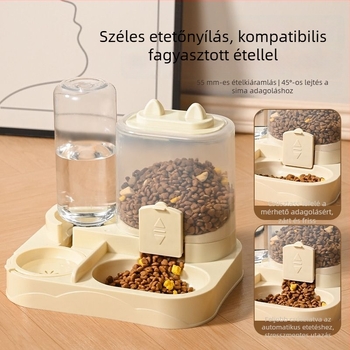 Macska víz utántöltő etető – Üveg, Kisállat etetőeszközök, Egyedi egység