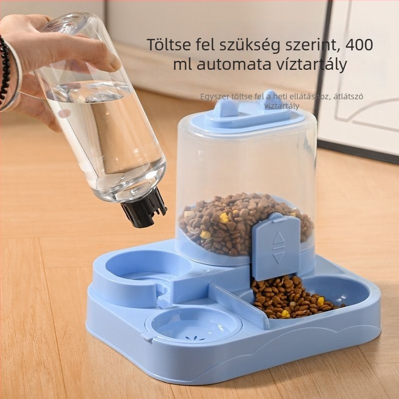 Macska víz utántöltő etető – Üveg, Kisállat etetőeszközök, Egyedi egység