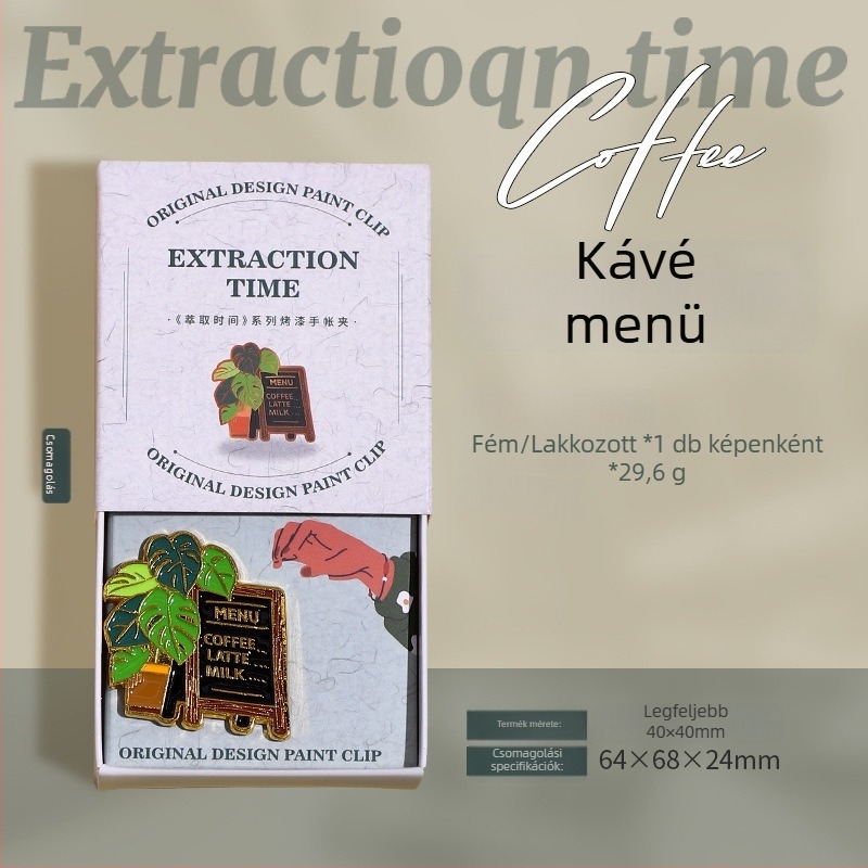 Mo mo fém pénztárca – Ketchup Girl, Extraction Time Series, 6 stílus