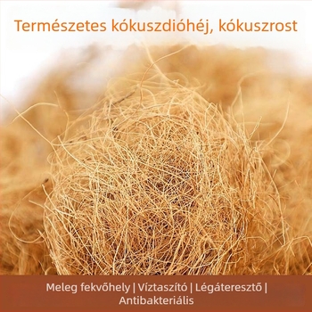 Kókuszrostból készült növényi alátét, permeábilis, cseréphez, Morning Flowers márka