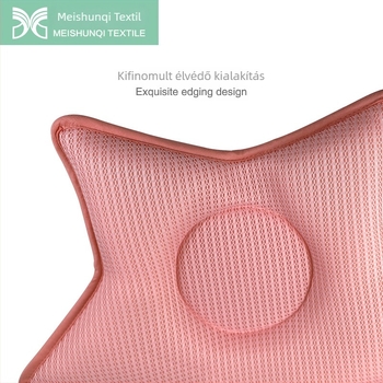 3D hálózatos babapárna alakító, ötágú csillag forma, poliészter töltet, poliészter anyag, légáteresztő és mosható