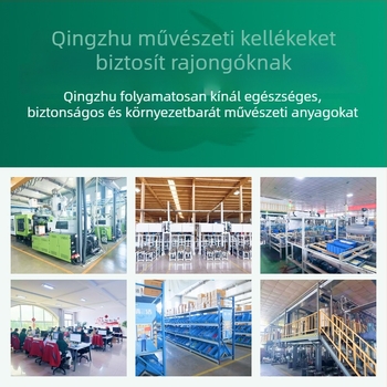 Klipsz tartó irodai és képzőművészeti kellékekhez, rozsdamentes acél, Green Bamboo Painting Materials, kód Xpb647606656385
