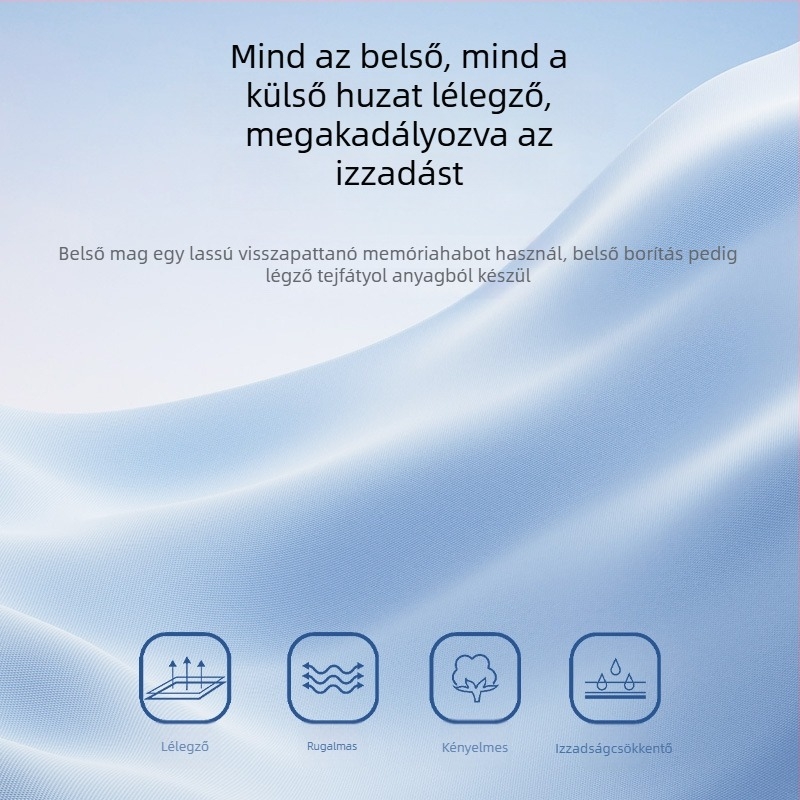 6–15 éves gyermekeknek nyaki párna, memóriahab, pillangó forma, mérsékelt támasz, egy személyre