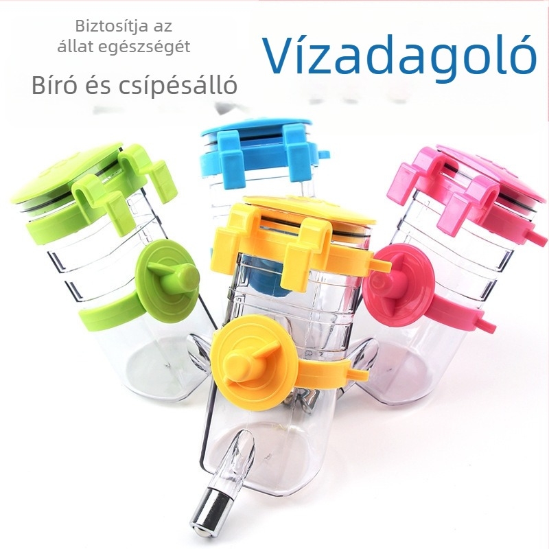 Függő itató háziállatok számára automatikus vízadagolással, műanyag, 60 darabos csomag
