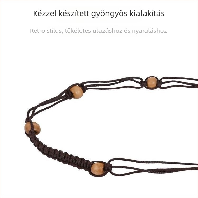 Bohem kötött deréklánc nőknek, vékony öv <2 cm, díszítő kötés derék zsinór ruhákhoz és pulóverekhez, tavasz 2025