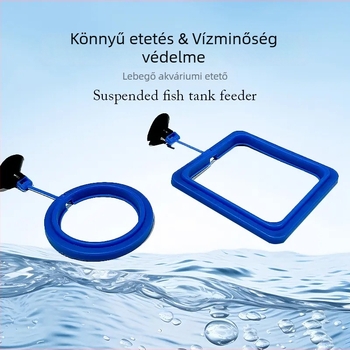Műanyag akváriumi etetőgyűrű halak és Artemia etetéséhez, megakadályozza az étel szóródását