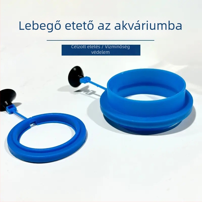 Műanyag akváriumi etetőgyűrű halak és Artemia etetéséhez, megakadályozza az étel szóródását