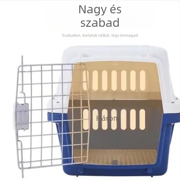 Macskaszállító táska, műanyag, 3 kg kapacitás, közepes merevség