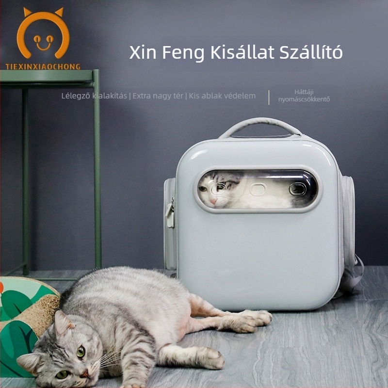 Hanbang Kisállat hátizsák macskáknak és kutyáknak - nylon kültéri utazó hátizsák, 25L, Guangzhou