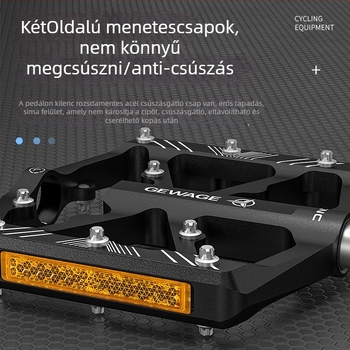 ROCES alumínium ötvözet pedálok országúti kerékpárhoz reflektorral